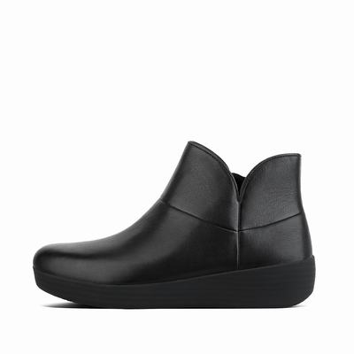 Fitflop Women's SUPERMOD II Leather Ankle Boots - Black, TC3812654
